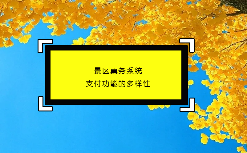 景区票务系统支付功能的多样性 